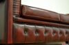 Leather chester base with buttons