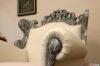 Armrest of the baroque style armchair