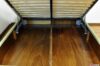 Double bed with internal storage made of durable plywood