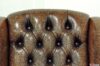 Hand-removed leather capitonné