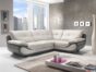 Modern high-backed corner sofa