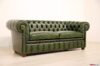 English green Chester sofa