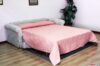 Ready-made open double bed with quilt
