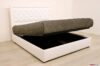 white double bed