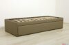 Upholstered single bed