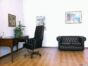 Presidential armchair with chesterfied sofa