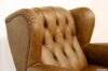 Capitonné backrest with ears
