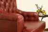 Leather armrest detail