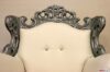 Custom baroque armchair backrest