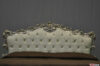 baroque leather headboard bed