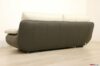Behind modern leather sofa