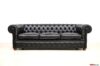 Chesterfield sofa black