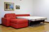 Sofa bed with chaise longue