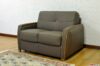 2-seater sofa with single bed and wood