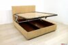Double storage bed with double mechanism