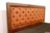 Capitonné double bed headboard