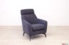 Modern armchair with custom-made high feet