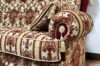 Armrest sofa with tassels