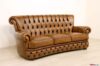 Chesterfield style sofa with high back