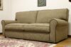 Classic sofa with feather cushions