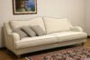 Classic cream sofa with contrasting border