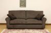 Brown sofa with removable cover