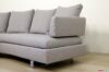 Suspended armrest of modern sofa