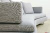 Low curved modern sofa cushion