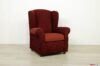 Classic armchair with bergère auricles