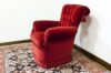 Small classic upholstered armchair