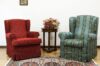 Armchairs bergère in fabric