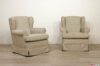 Small bergère armchairs