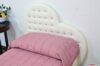 Heart-shaped single bed headboard