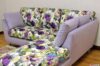 Small sofa with floral fabric