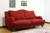 Classic red 2-seater sofa