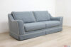 Removable fabric sofa with contrasting edges