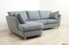 Small corner sofa on offer in fabric with removable cover