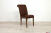 Brown leather upholstered chair
