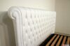 Classic white Chester style headboard
