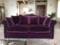 Purple Velvet Classic Sofa