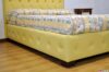 Bed with wooden feet