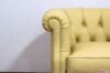 Leather bedroom armchair