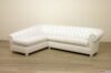 Chesterfield sofa with chaise longue