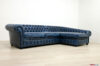 Chesterfield sofa with custom-made peninsula