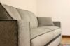 Gray fabric sofa seat