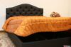 Capitonné bed with storage