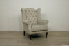 Classic armchair with ears and high back
