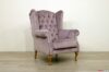 Classic bergere shabby chic armchair