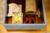 Interior container single sommier bed painted