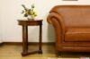 Vintage sofa armrest with studs